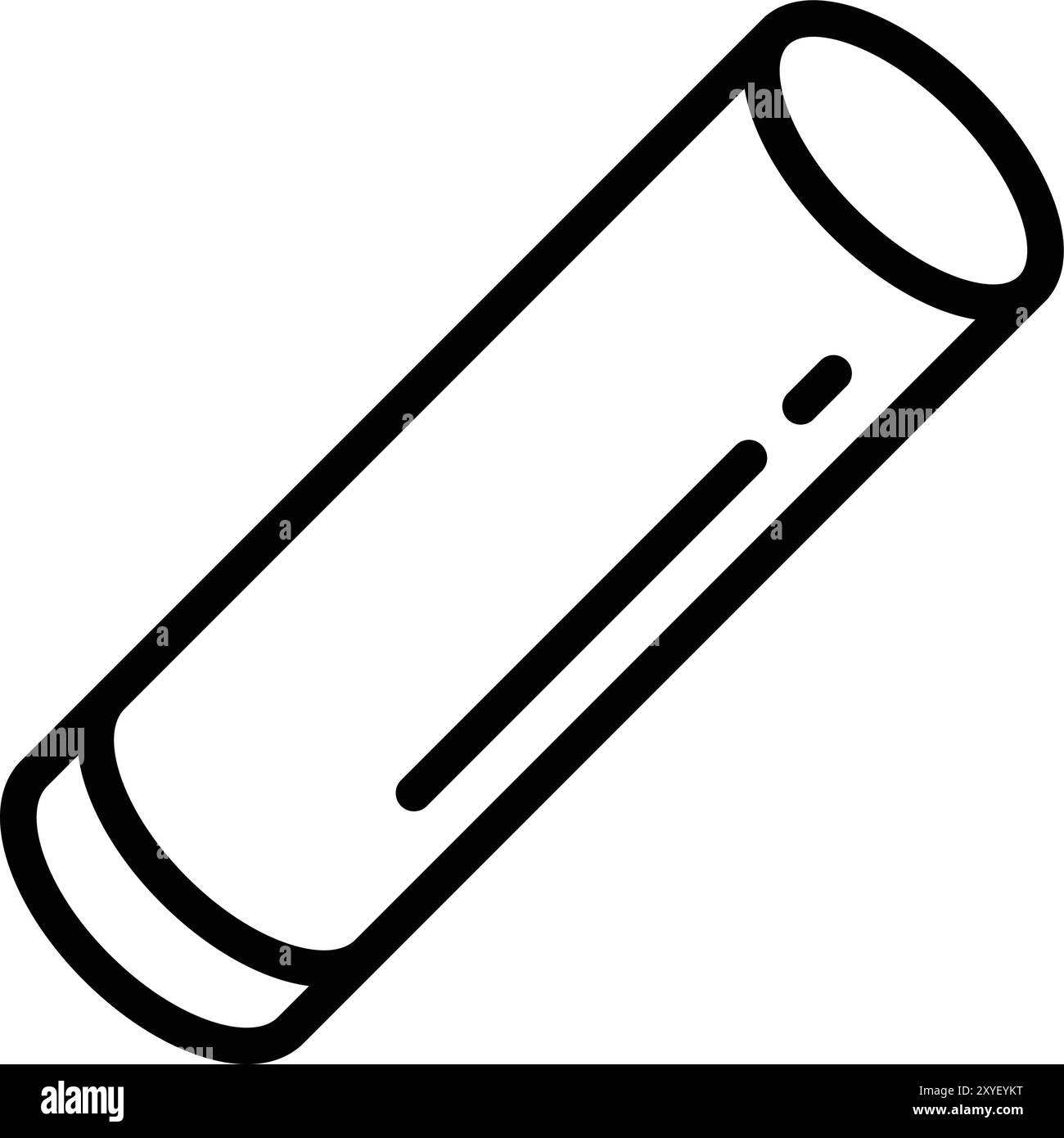 Kreide-Vektor-Symbol Design-Illustration Stock Vektor