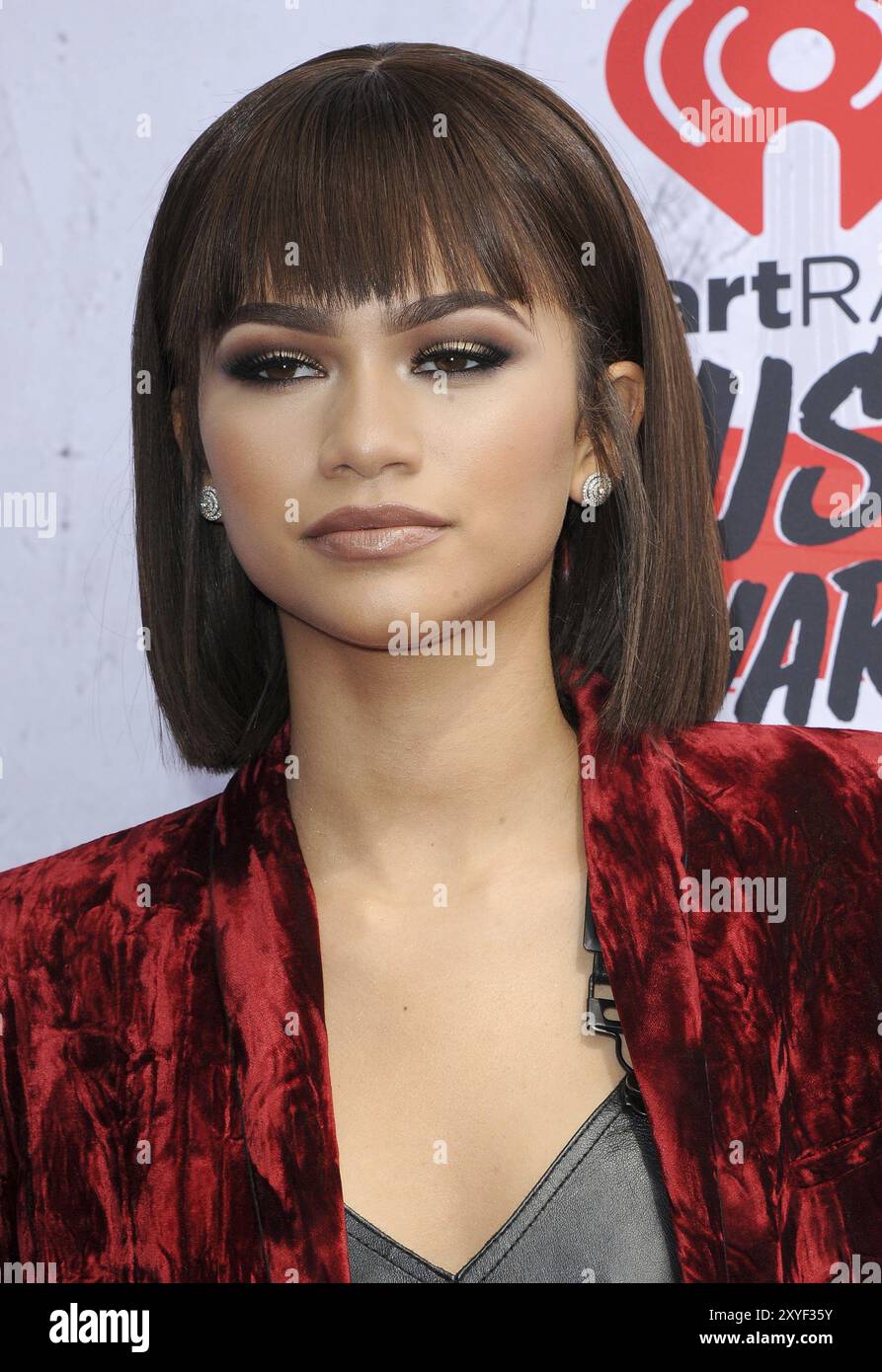 Zendaya Coleman bei den iHeartRadio Music Awards 2016, die am 3. April 2016 im Forum in Inglewood, USA, stattfanden Stockfoto
