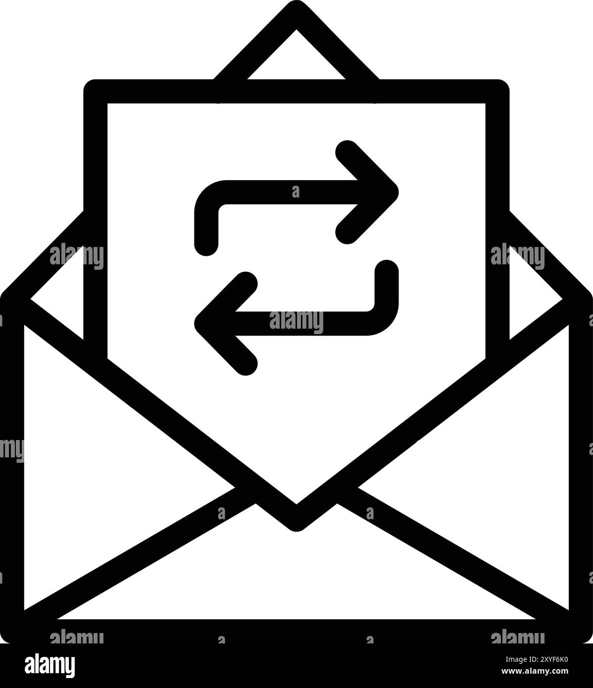 Grafik Des Symbols „Synchronisieren“ Stock Vektor