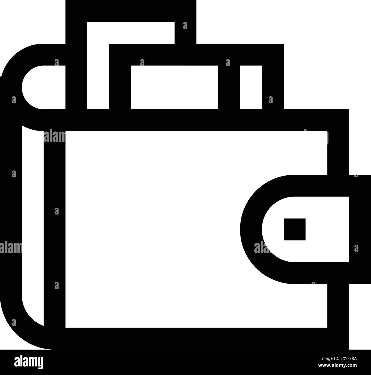 Illustration Zum Design Des Vektorsymbols Für Brieftaschen Stock Vektor