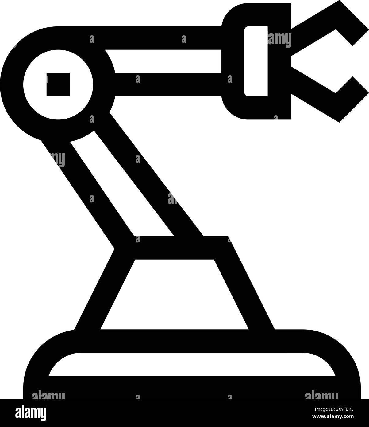 Illustration Des Robotervektors Stock Vektor