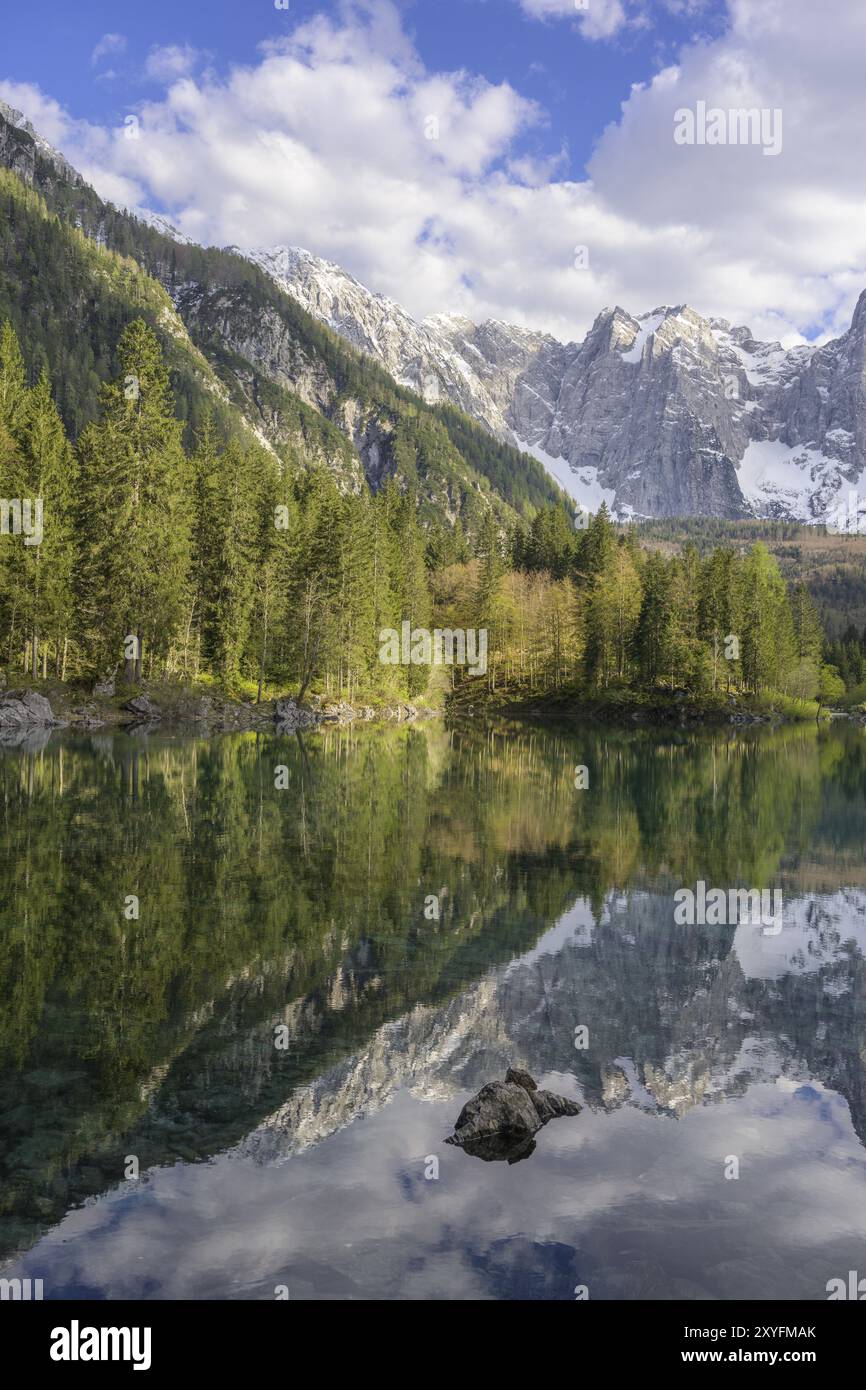 Lago Fusine, Tarvisio, Provinz Udine, Italien, Europa Stockfoto