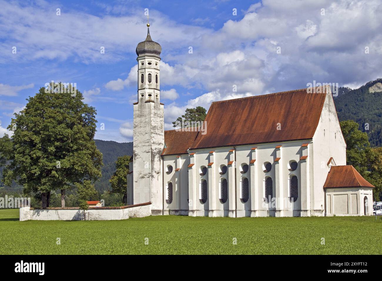 Wallfahrtskirche St. Coloman bei Schwangau Stockfoto