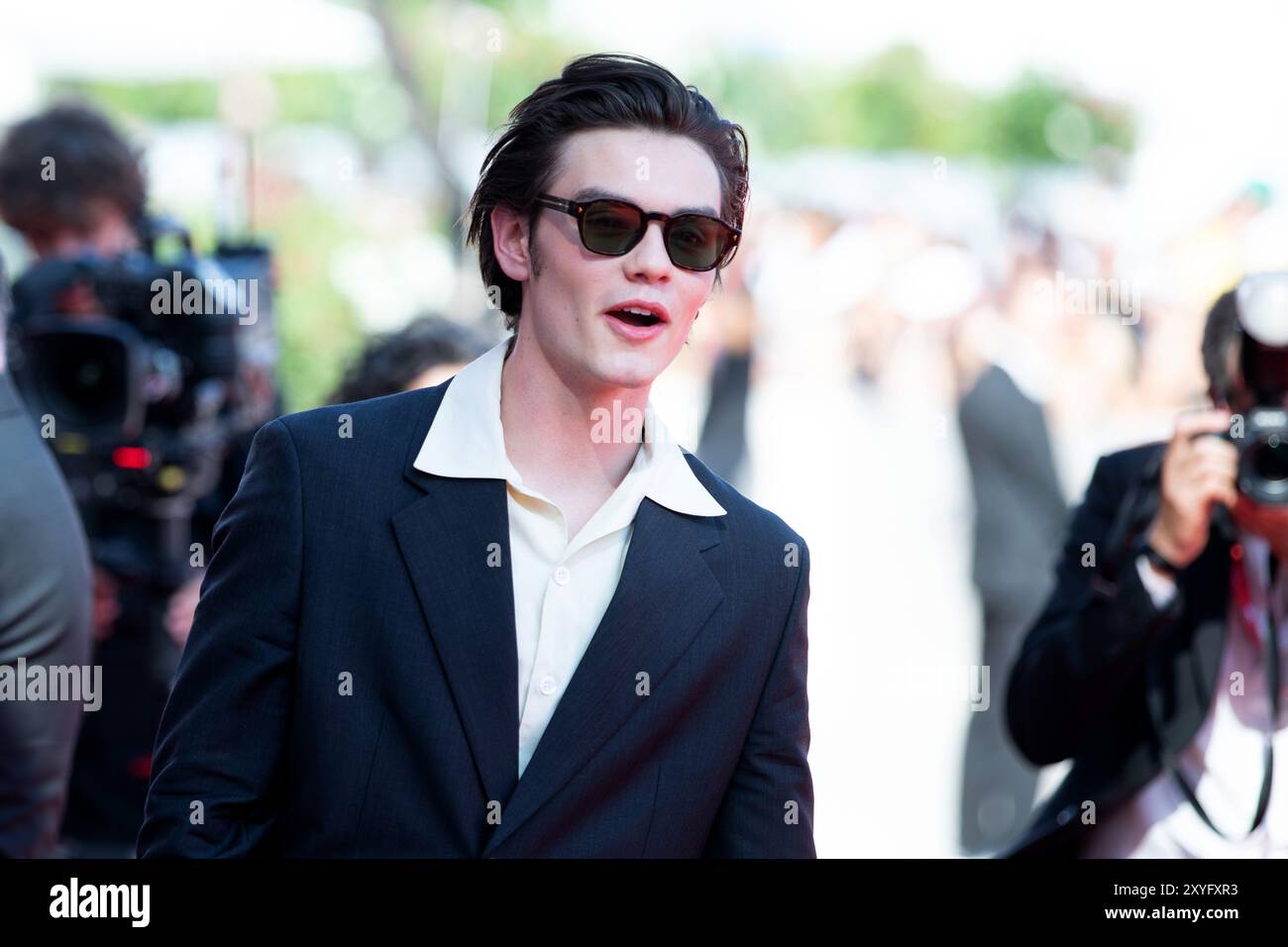 Venedig, Italien. August 2024. VENEDIG, ITALIEN. 29. August 2024: Louis Partridge bei der Premiere von „Disclaimer“ beim 81. Internationalen Filmfestival von Venedig. Foto: Kristina Afanasyeva/Featureflash Credit: Paul Smith/Alamy Live News Stockfoto