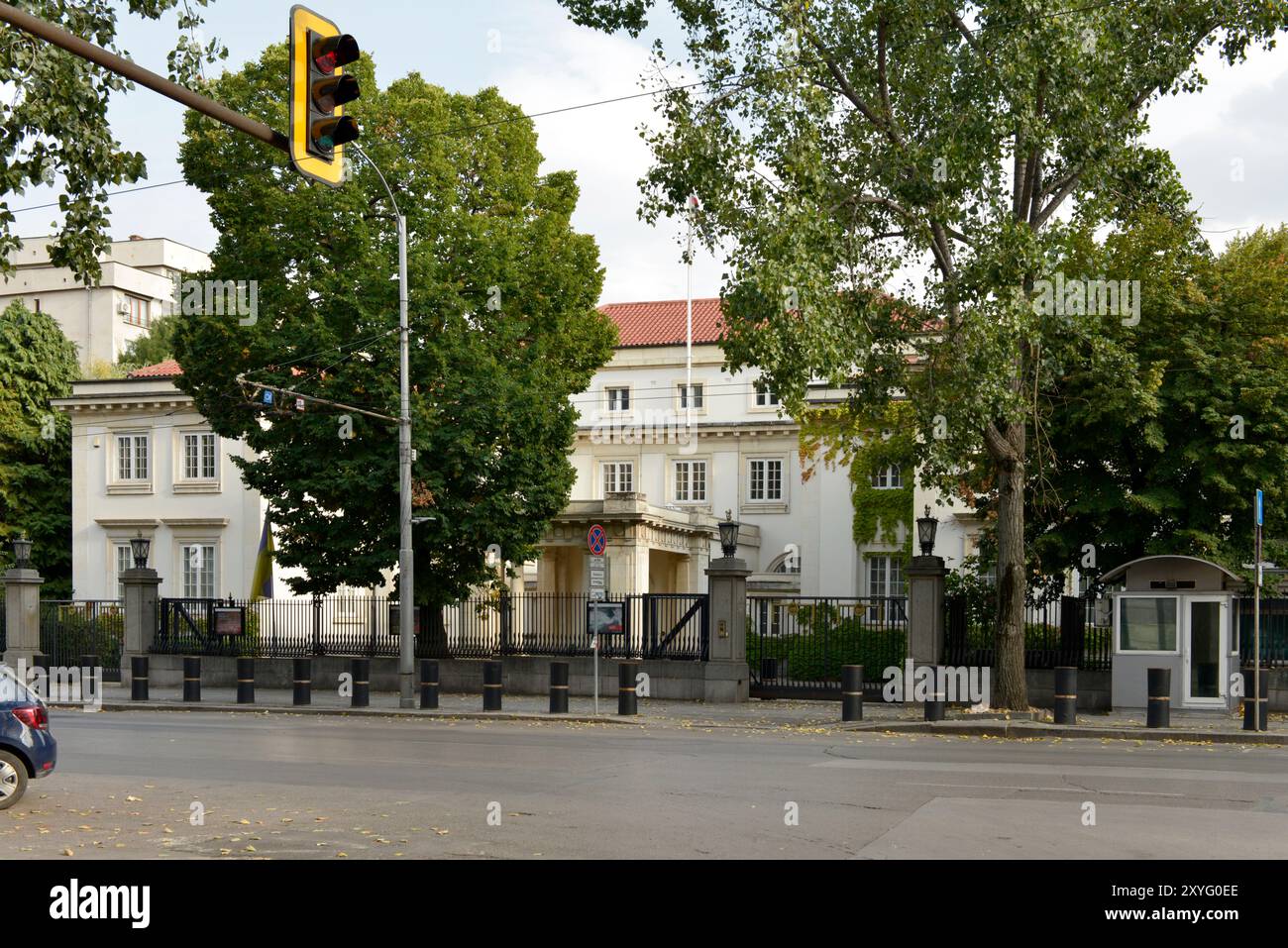 Sitz des britischen Botschafters in Sofia Bulgarien, Osteuropa, Balkan, EU Stockfoto