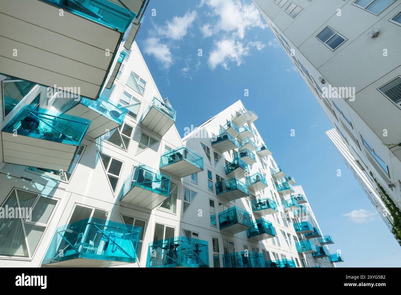 Isbjerget und das Leuchtturmgebäude in Aarhus, Dänemark Stockfoto