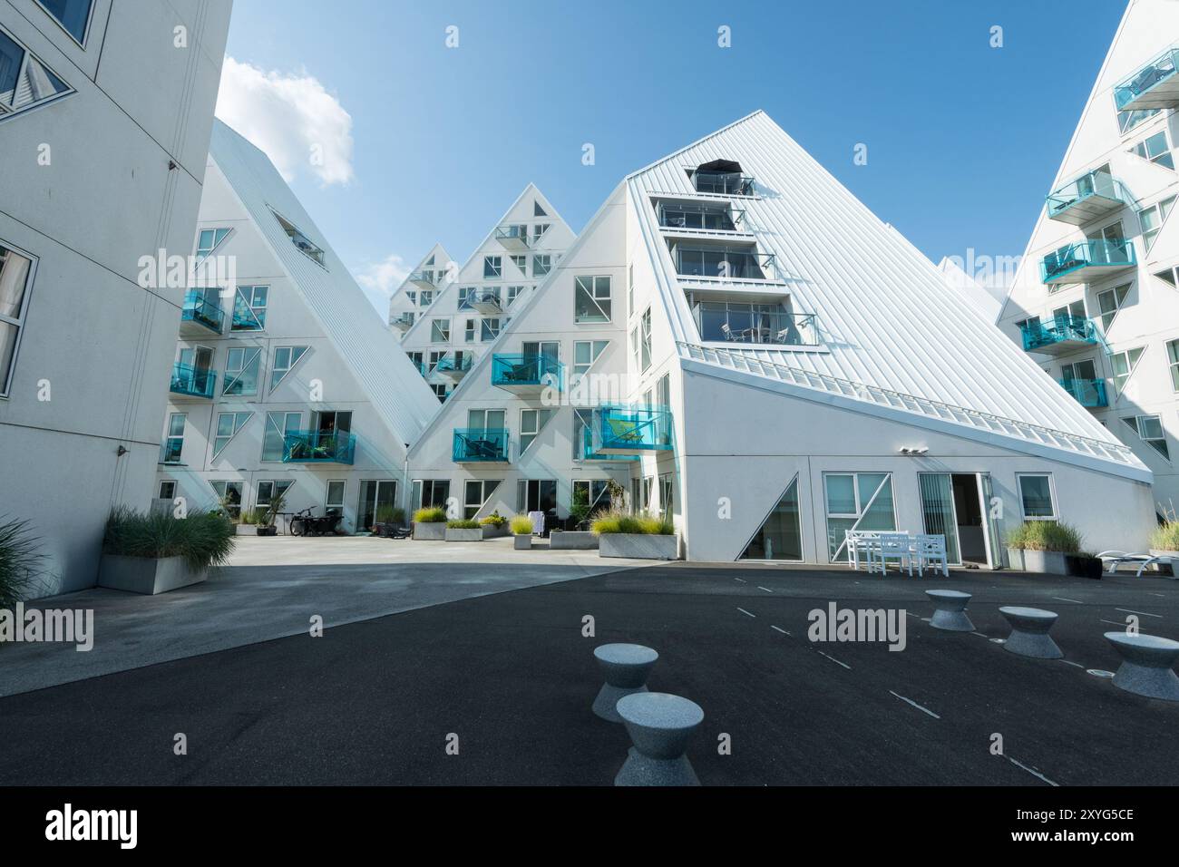 Isbjerget und das Leuchtturmgebäude in Aarhus, Dänemark Stockfoto