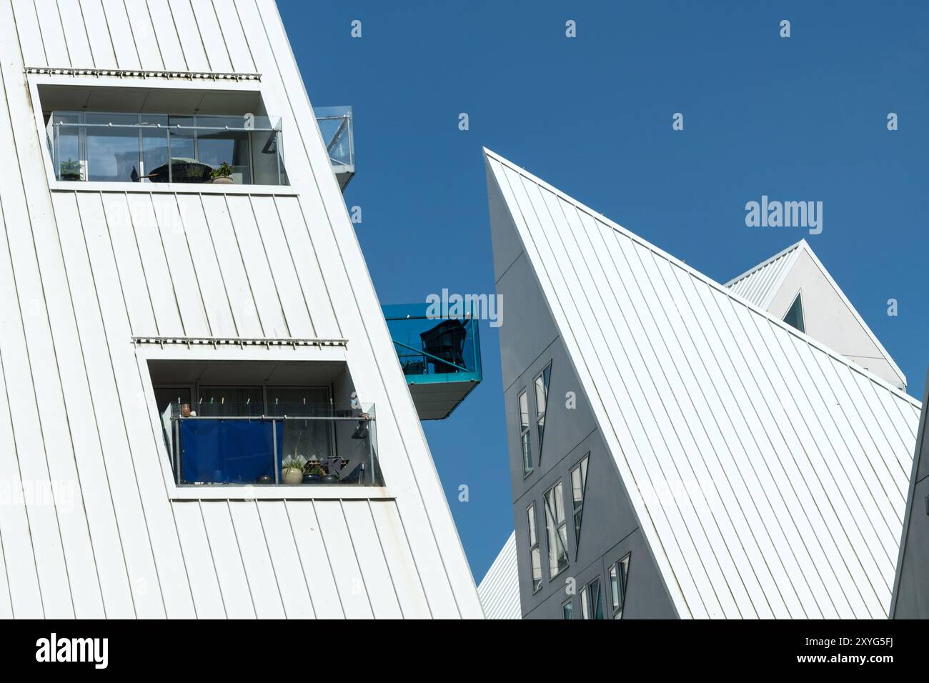 Isbjerget und das Leuchtturmgebäude in Aarhus, Dänemark Stockfoto
