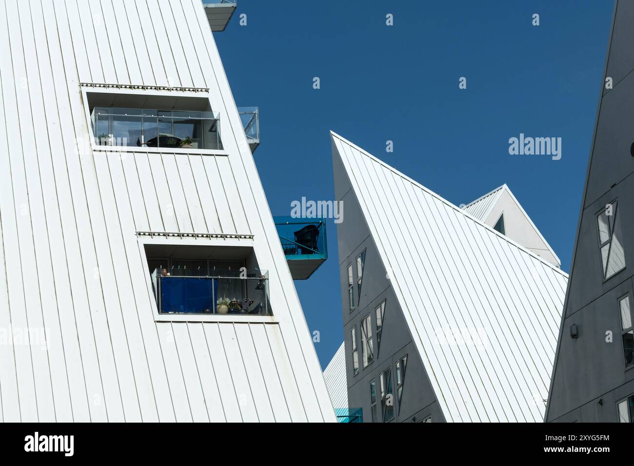 Isbjerget und das Leuchtturmgebäude in Aarhus, Dänemark Stockfoto
