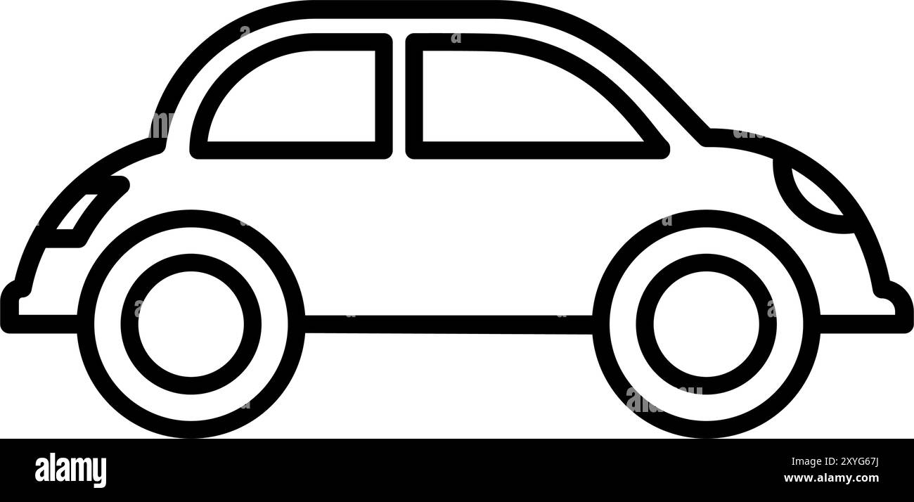 Symbol Fahrzeug. Vektorabbildung Stock Vektor