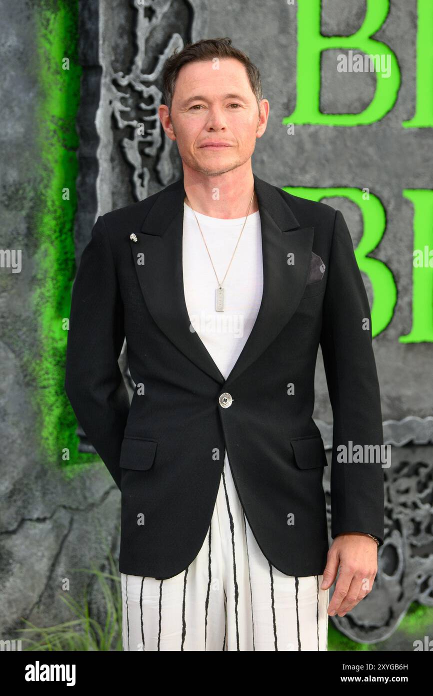 London, Großbritannien. August 2024. Burn Gorman besuchte die britische Premiere von BeetleJuice BeetleJuice am Cineworld Leicester Square in London. Das Foto sollte lauten: Matt Crossick/Empics/Alamy Live News Stockfoto