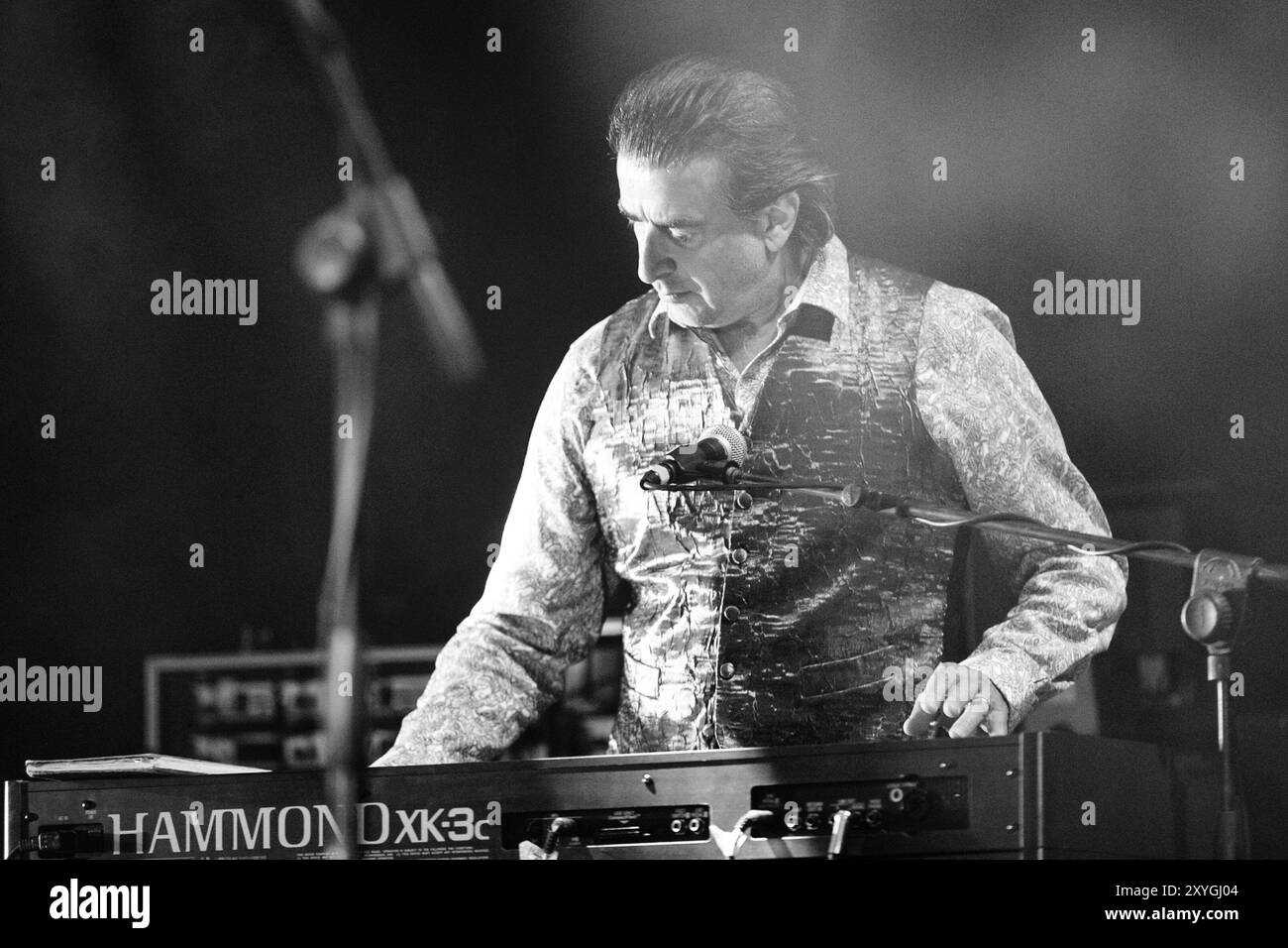 Josh Phillips von Procol Harum tritt live auf Stockfoto