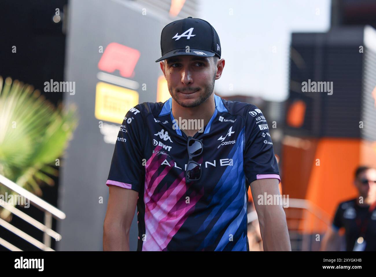 Monza, Italien. August 2023. Esteban Ocon (BWT Alpine F1 Team, #31), ITA, Formel 1 Weltmeisterschaft, großer Preis von Italien, Autodromo Nazionale Monza, Medientag, 29.08.2024 Foto: Eibner-Pressefoto/Annika Graf Credit: dpa/Alamy Live News Stockfoto