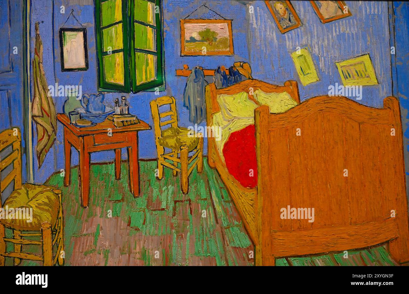 The Bedroom von Vincent Van Gogh im Art Institute of Chicago Stockfoto