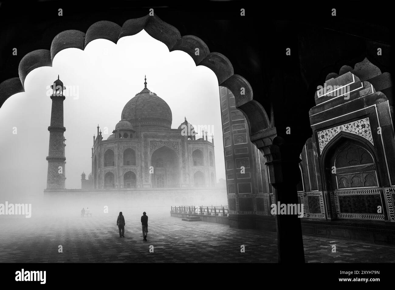 Taj Mahal, Agra, Indien. Stockfoto