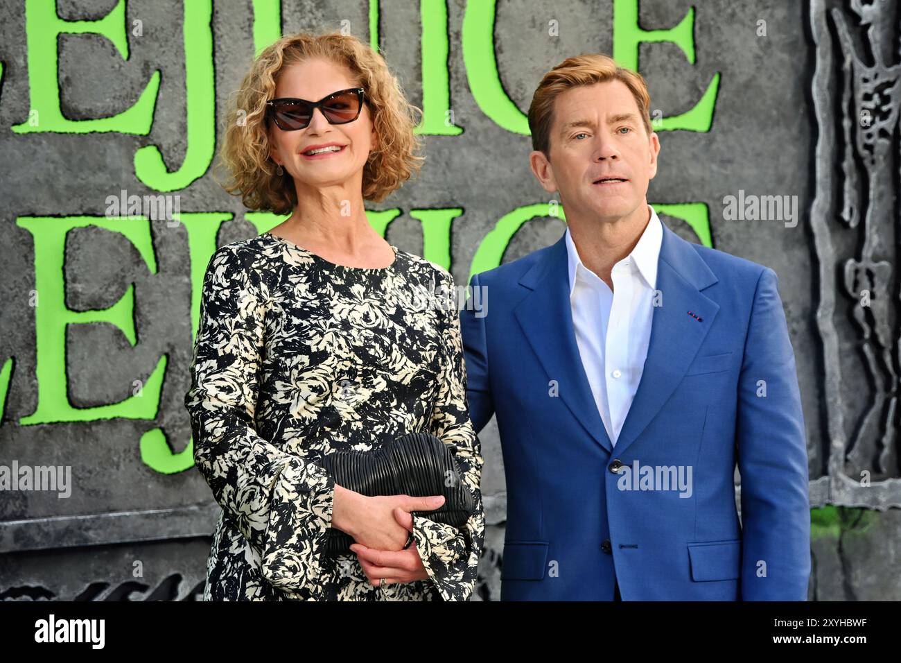 LONDON, GROSSBRITANNIEN. August 2024. Jay Prychidny besucht BeetleJuice BeetleJuice - UK Premiere im Cineworld Cinema - London Leicester Square, London, UK. (Quelle: Siehe Li/Picture Capital/Alamy Live News Stockfoto