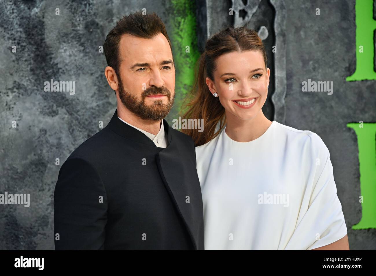 LONDON, GROSSBRITANNIEN. August 2024. Justin Theroux, Nicole Brydon Bloom besucht BeetleJuice BeetleJuice - UK Premiere im Cineworld Cinema - London Leicester Square, London, UK. (Quelle: Siehe Li/Picture Capital/Alamy Live News Stockfoto