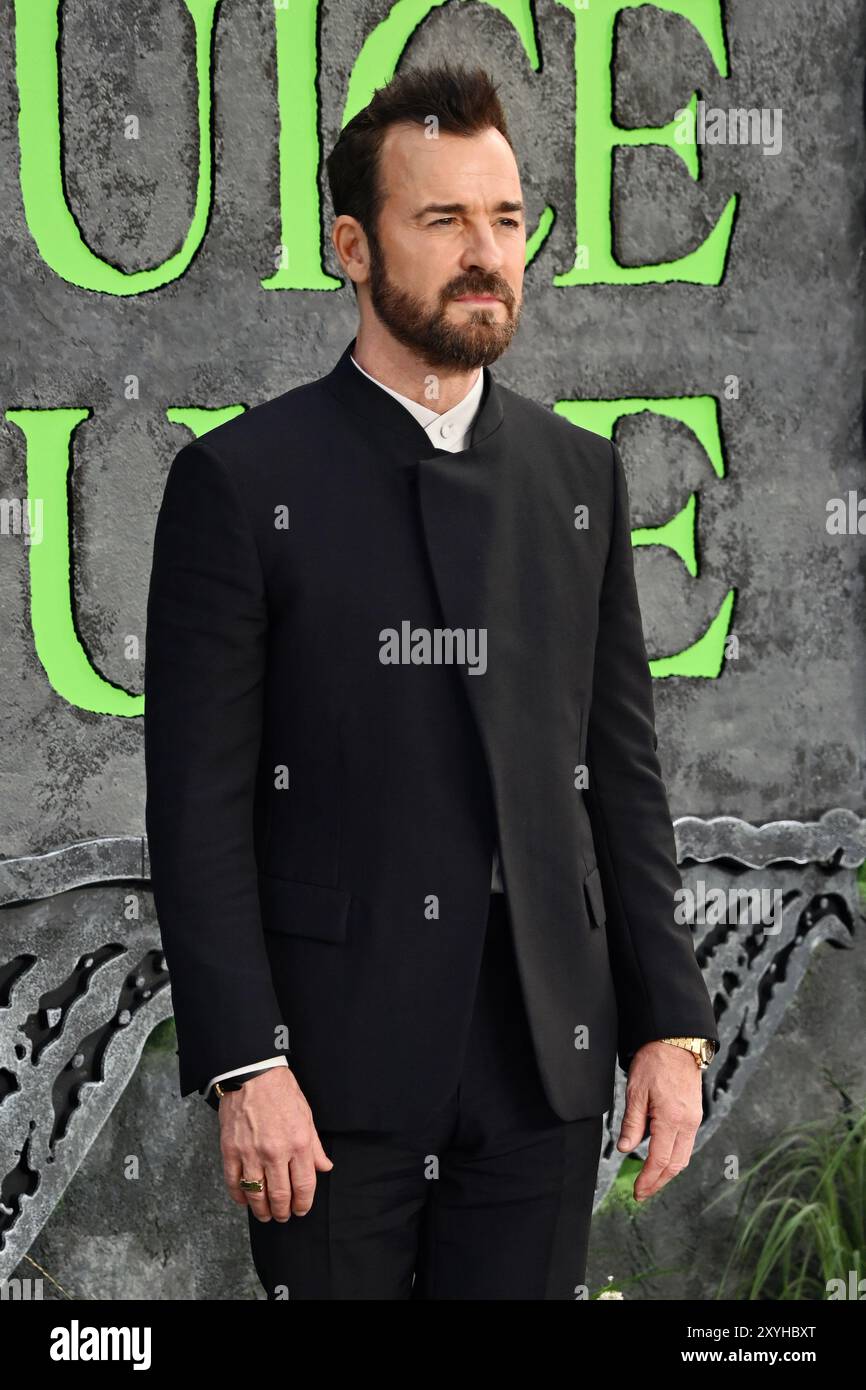 LONDON, GROSSBRITANNIEN. August 2024. Justin Theroux besucht BeetleJuice BeetleJuice - UK Premiere im Cineworld Cinema - London Leicester Square, London, UK. (Quelle: Siehe Li/Picture Capital/Alamy Live News Stockfoto