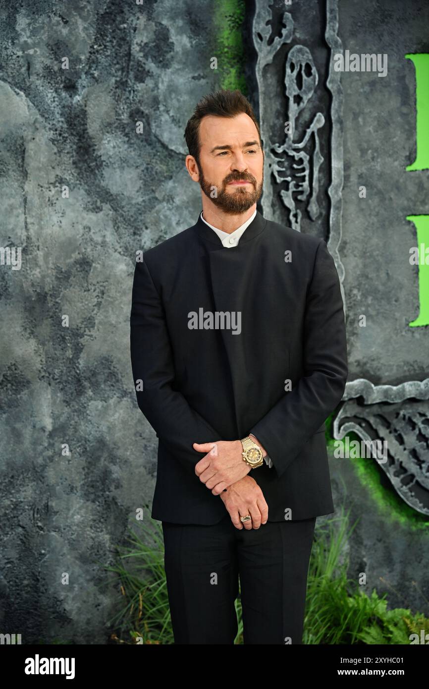 LONDON, GROSSBRITANNIEN. August 2024. Justin Theroux besucht BeetleJuice BeetleJuice - UK Premiere im Cineworld Cinema - London Leicester Square, London, UK. (Quelle: Siehe Li/Picture Capital/Alamy Live News Stockfoto