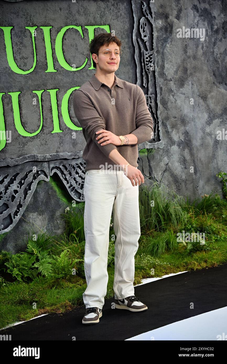LONDON, GROSSBRITANNIEN. August 2024. Matt Rife besucht BeetleJuice BeetleJuice - UK Premiere im Cineworld Cinema - London Leicester Square, London, UK. (Quelle: Siehe Li/Picture Capital/Alamy Live News Stockfoto