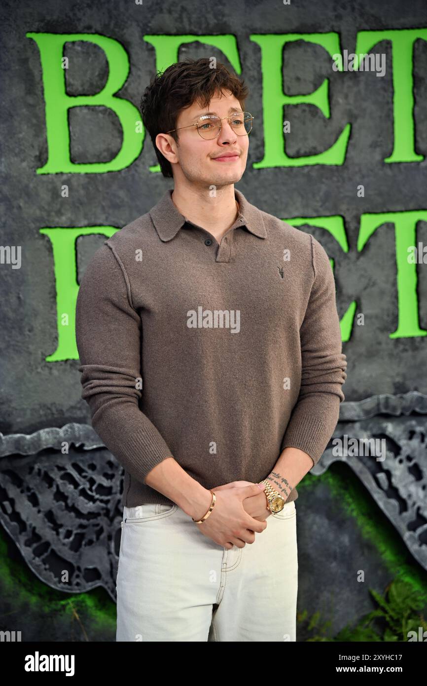 LONDON, GROSSBRITANNIEN. August 2024. Matt Rife besucht BeetleJuice BeetleJuice - UK Premiere im Cineworld Cinema - London Leicester Square, London, UK. (Quelle: Siehe Li/Picture Capital/Alamy Live News Stockfoto