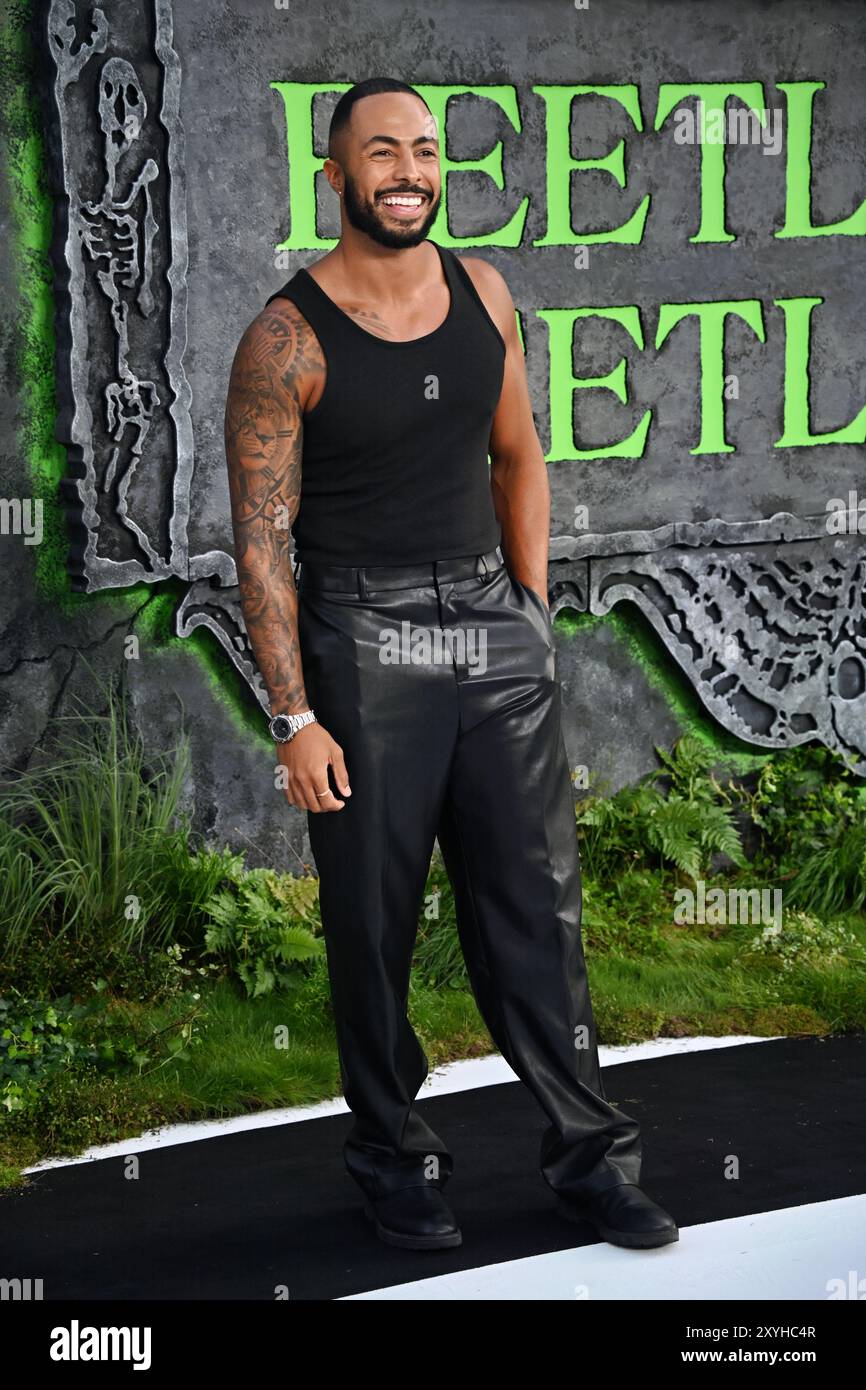 LONDON, GROSSBRITANNIEN. August 2024. Tyler West besucht BeetleJuice BeetleJuice - UK Premiere im Cineworld Cinema - London Leicester Square, London, UK. (Quelle: Siehe Li/Picture Capital/Alamy Live News Stockfoto