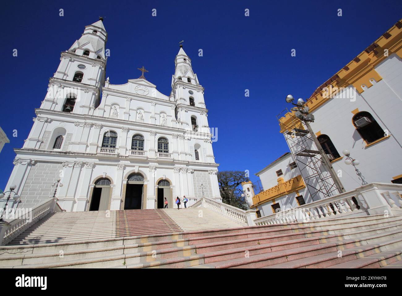 Porto Alegre, Brasilien - 15. Juli. 2014: Kirche der Trauergottes Stockfoto