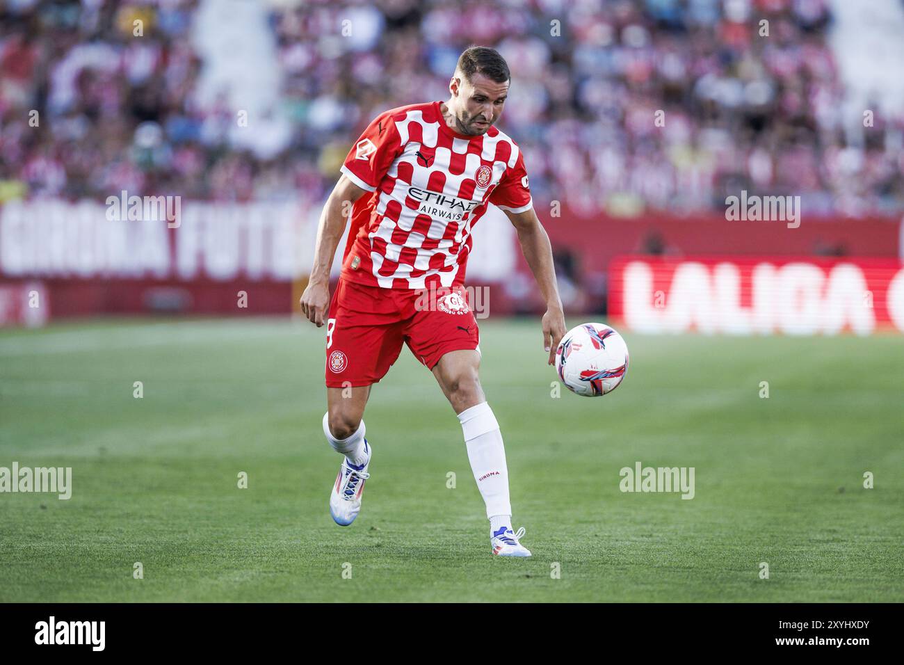 Abel Ruiz von Girona während des spanischen Meisterschaftsspiels La Liga zwischen Girona FC und CA Osasuna am 29. August 2024 im Estadio de Montilivi in Girona, Spanien Stockfoto