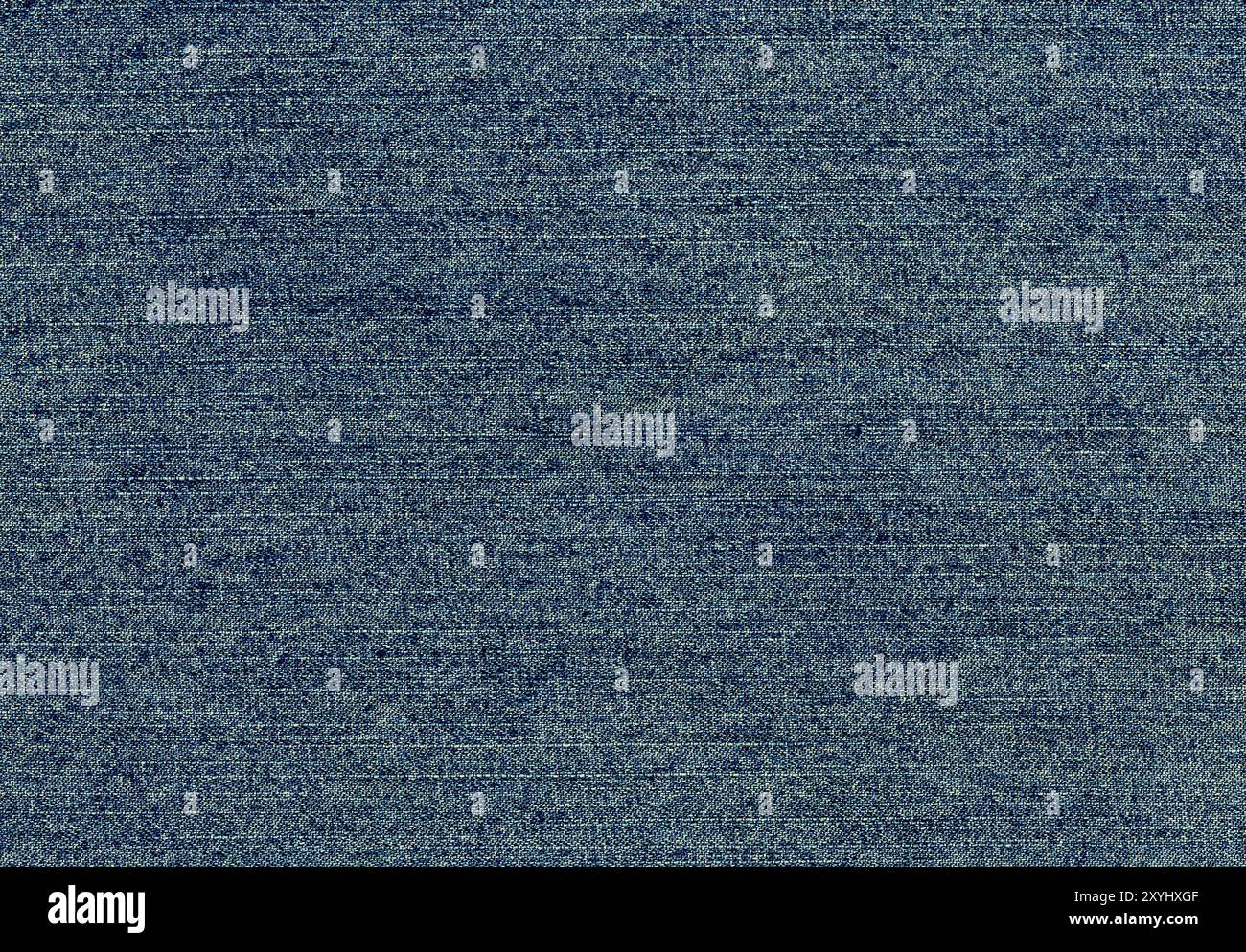 Blauer Hintergrund aus Denim-Jeans mit Strukturdetail Stockfoto