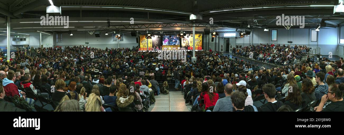 DORTMUND, 7. Dezember 2019: David Harbour und Jake Busey auf der German Comic Con Dortmund, einer zweitägigen Fan Convention Stockfoto