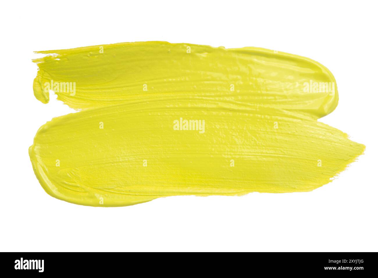 Pinsel isoliert auf weißem Hintergrund. Aquarell Stockfoto