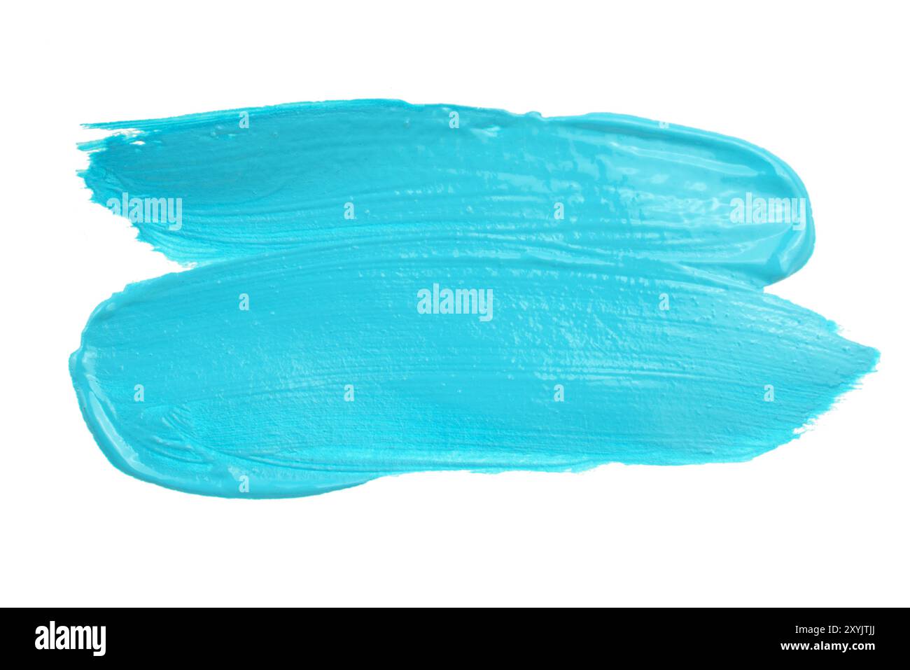 Pinsel isoliert auf weißem Hintergrund. Aquarell Stockfoto