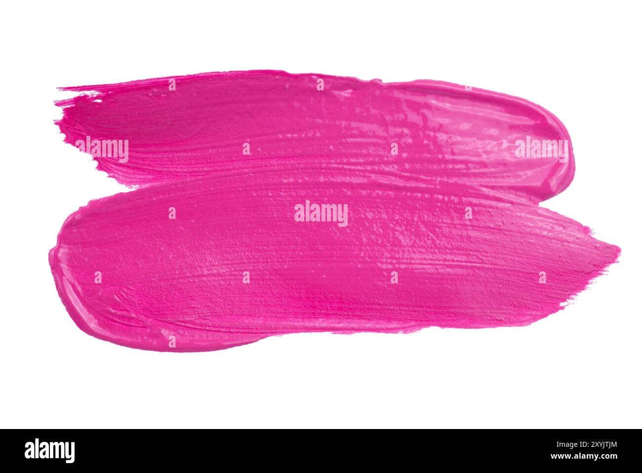 Pinsel isoliert auf weißem Hintergrund. Aquarell Stockfoto