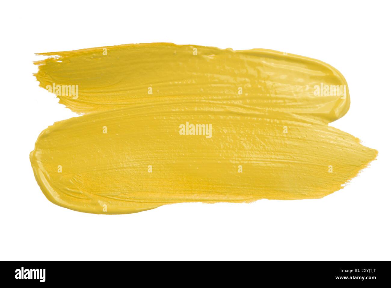 Pinsel isoliert auf weißem Hintergrund. Aquarell Stockfoto