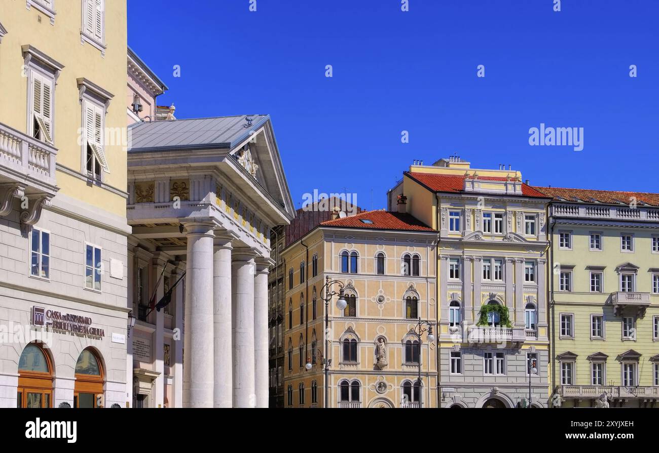 Triest Boerse, Trieste Börse 02 Stockfoto