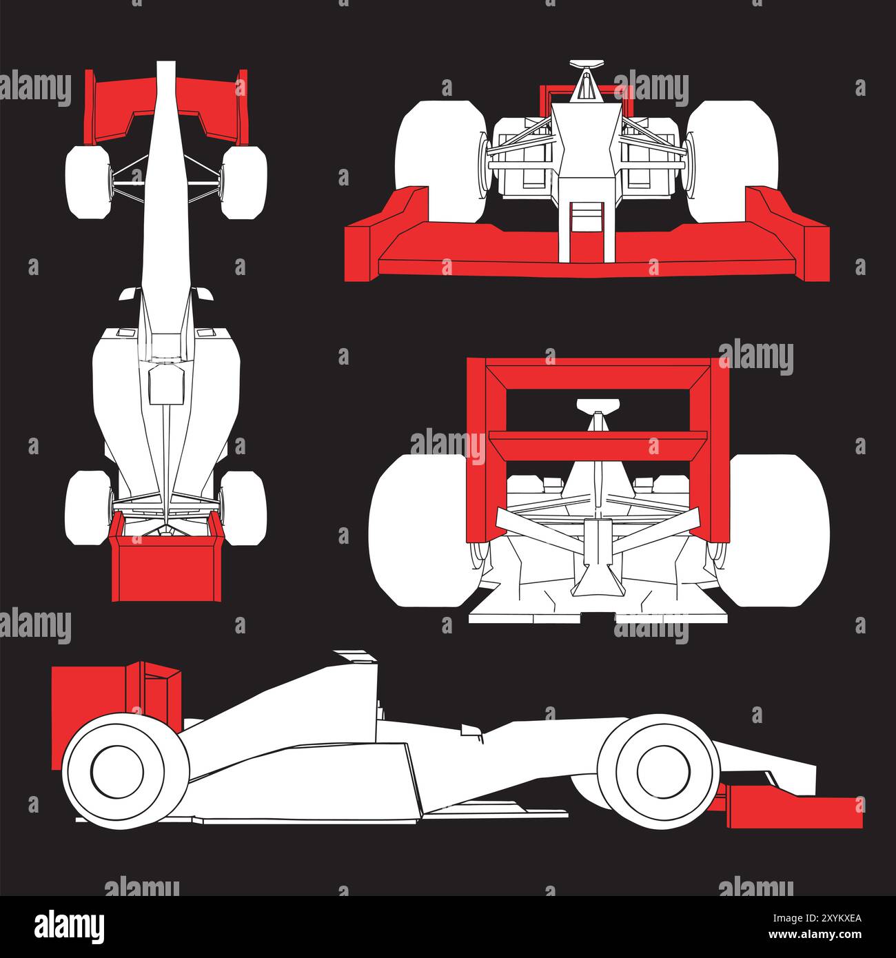 Racing Auto-design Stock Vektor