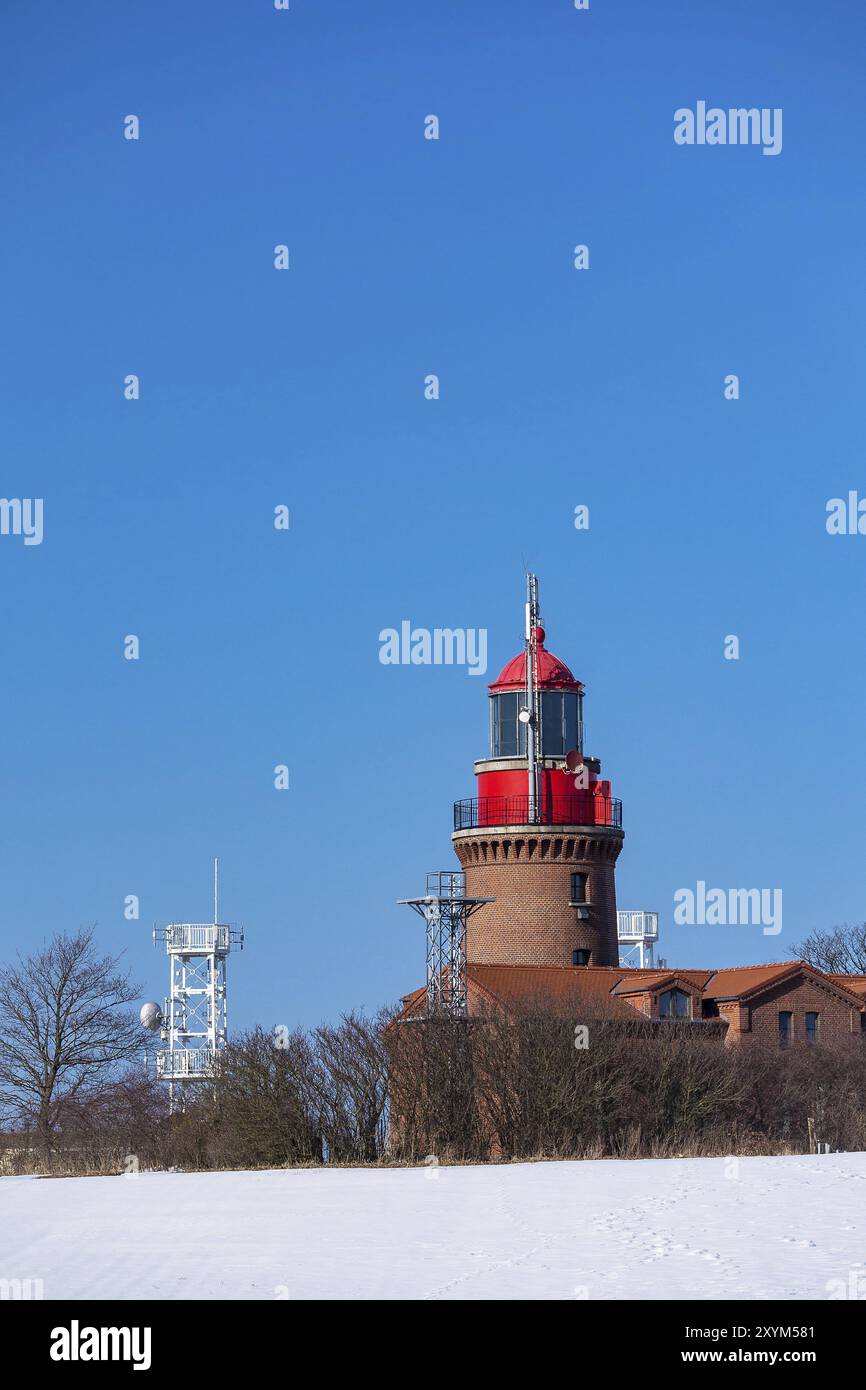 Der Leuchtturm von Bastorf Stockfoto