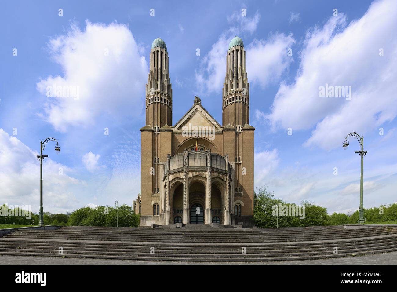 Basilika des Heiligen Herzens, Koekelberg, Brüssel, Brabant, Belgien, Europa Stockfoto