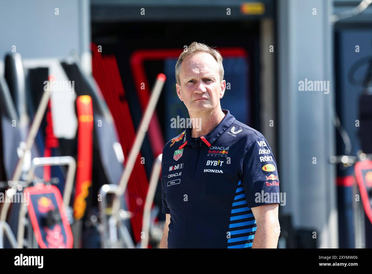 Monza, Italien. August 2024. Paul Monaghan (GBR, Oracle Red Bull Racing), der Formel 1 Grand Prix von Italien beim Autodromo Nazionale Monza am 29. August 2024 in Monza, Italien. (Foto von HOCH ZWEI) Credit: dpa/Alamy Live News Stockfoto