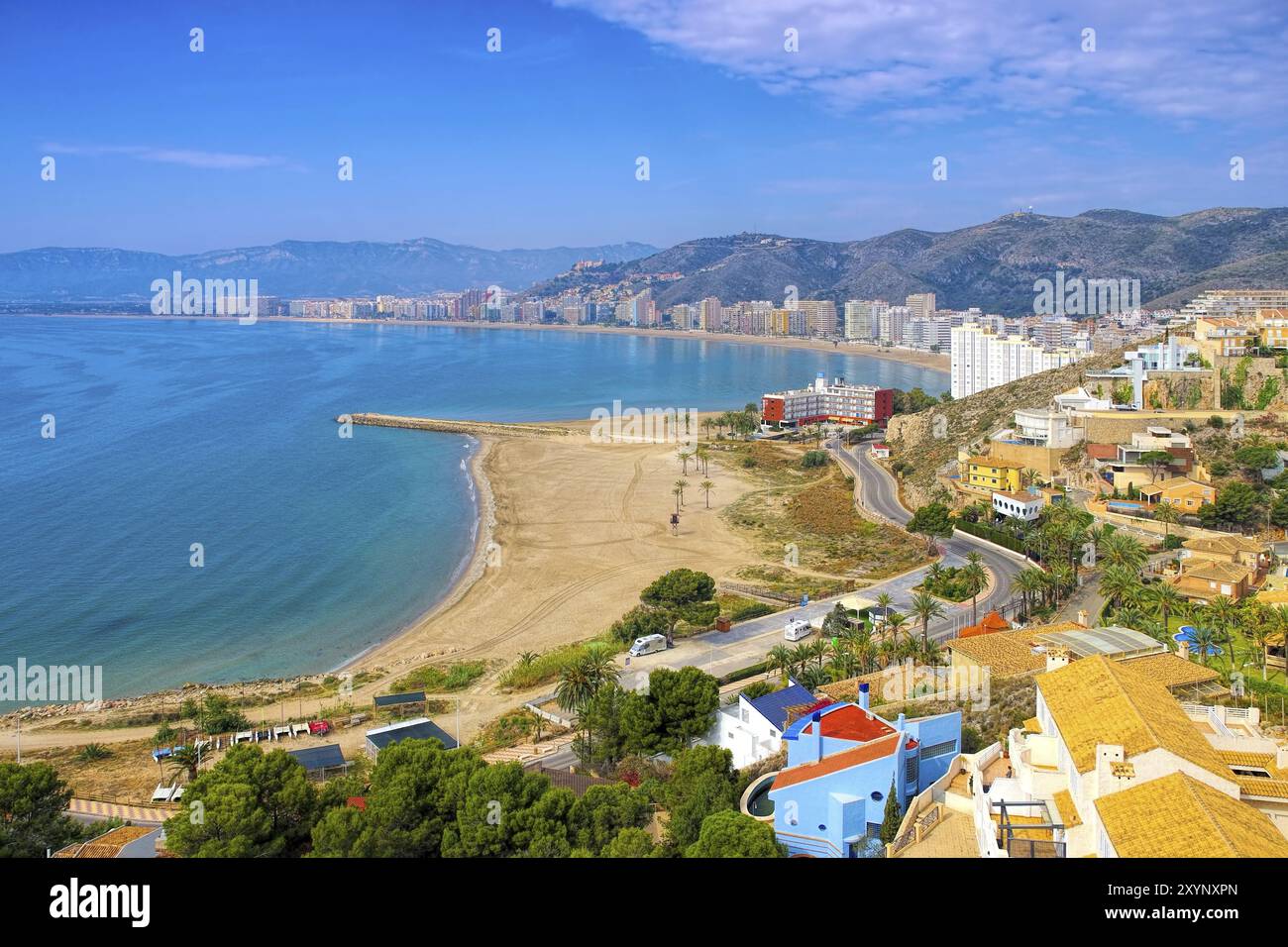 Strände um Cullera, Provinz Valencia in Spanien, Strände um Cullera, Provinz Valencia in Spanien Stockfoto