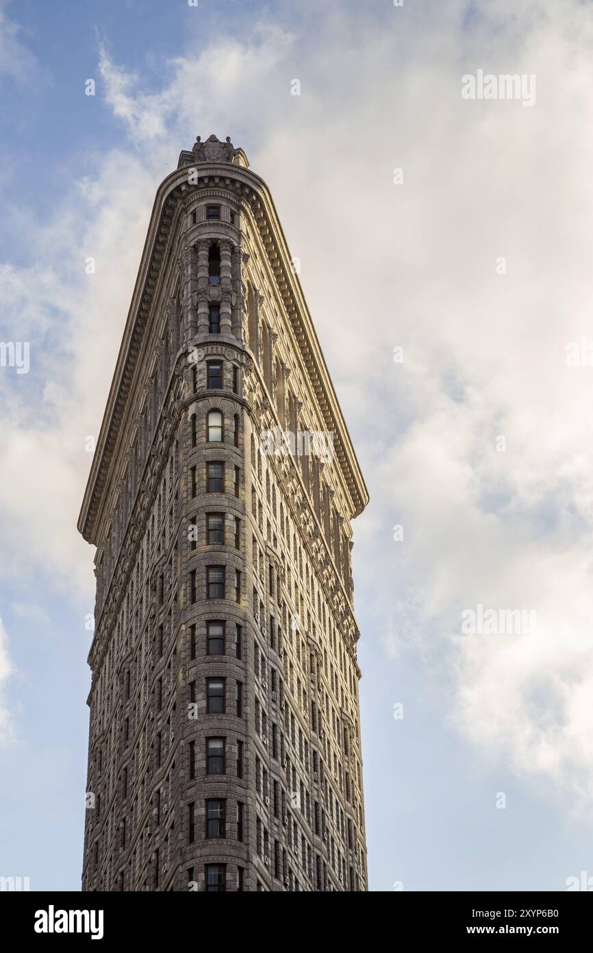 New York, Vereinigte Staaten von Amerika, 19. November 2016: Außenansicht des berühmten Flatiron-Gebäudes Stockfoto
