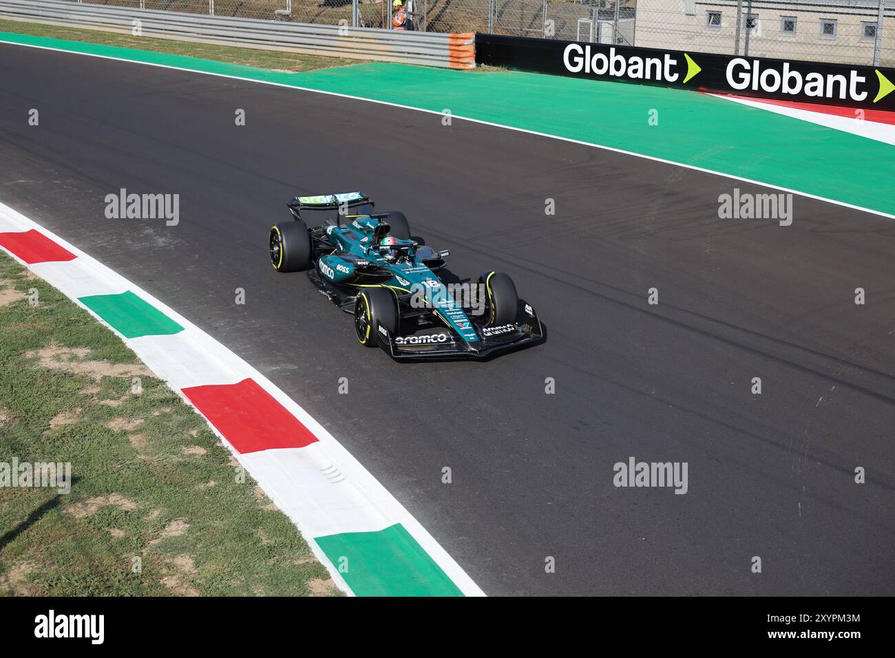 18Lance Spaziergang (Aston Martin Aramco Formel-1-Team, #18), ITA, Formel-1-Weltmeisterschaft, Grand Prix von Italien, Freies Training 2, 30.08.2024 Foto: Eibner-Pressefoto/Annika Graf Stockfoto