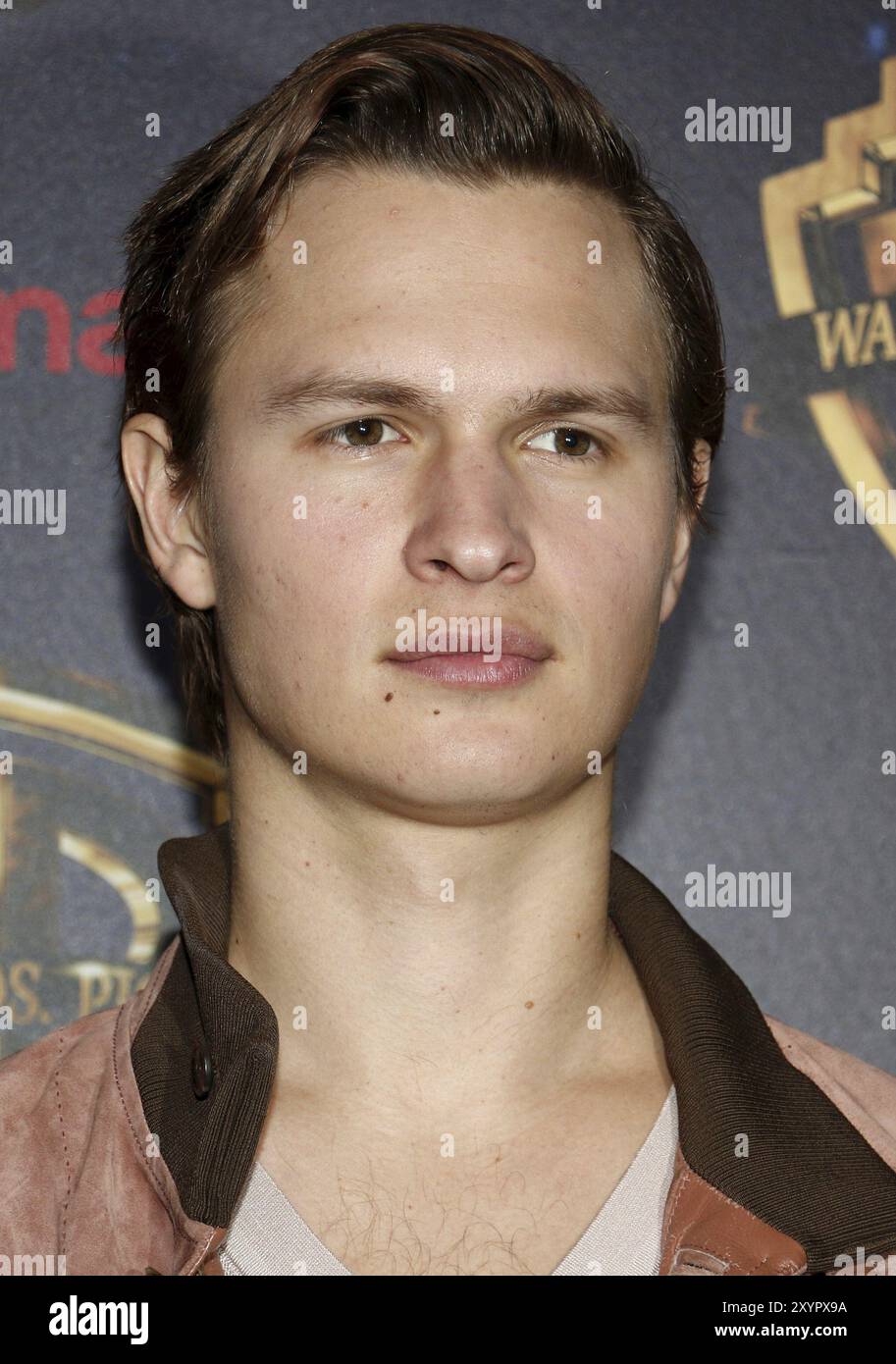 Ansel Elgort auf der CinemaCon 2019, Warner Bros Pictures „The Big Picture“-Präsentation am 2. April 2019 im Caesars Palace in Las Vegas, USA Stockfoto