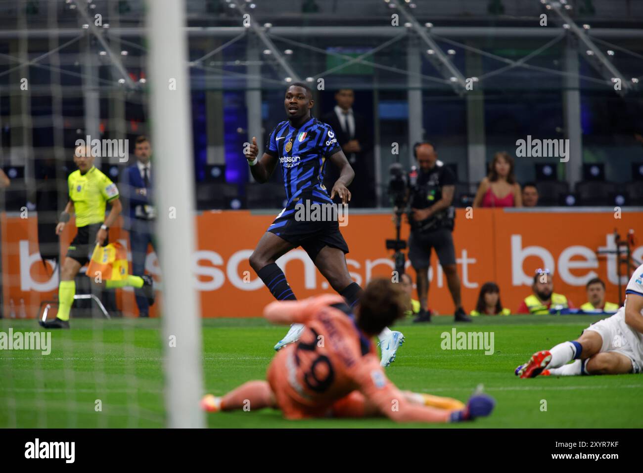 30. August 2024, Mailand, Italien italienische Serie A, Inter FC gegen Atalanta BC im San Siro Stadium Credit: Nderim Kaceli/Alamy Live News Stockfoto