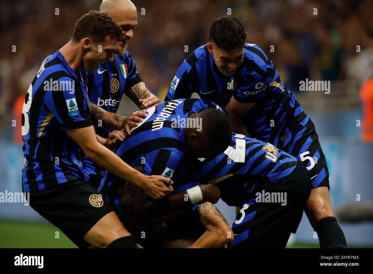 30. August 2024, Mailand, Italien italienische Serie A, Inter FC gegen Atalanta BC im San Siro Stadium Credit: Nderim Kaceli/Alamy Live News Stockfoto