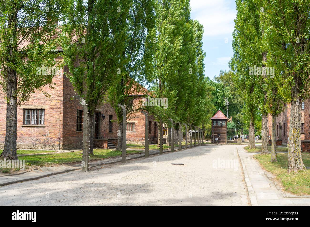 Konzentrationslager Auschwitz in Oswiecim, Polen Stockfoto