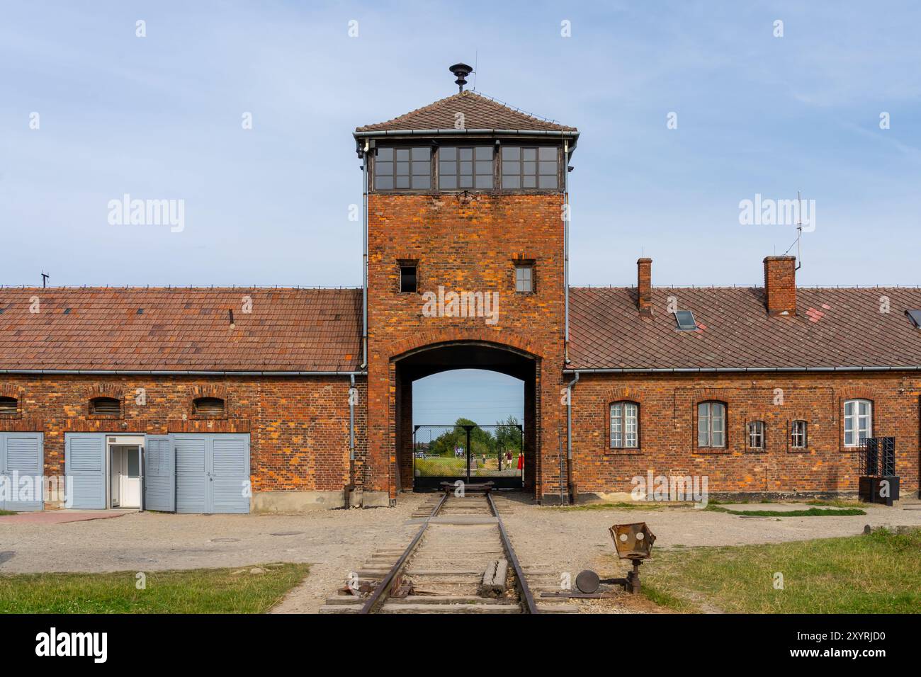 Konzentrationslager Auschwitz in Oswiecim, Polen Stockfoto