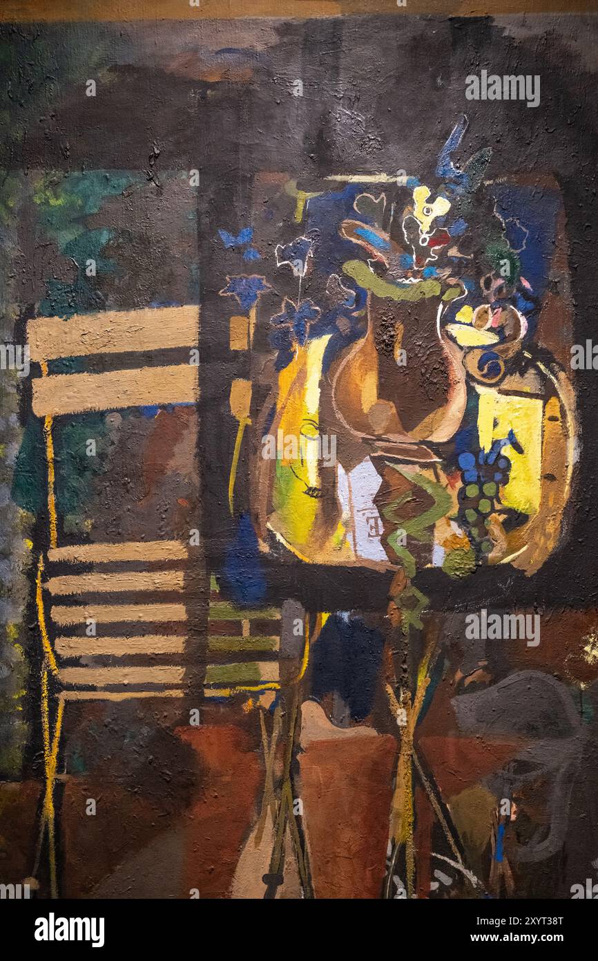 Gemälde von Georges Braque, genannt The Garden Table Painted 1952 Stockfoto