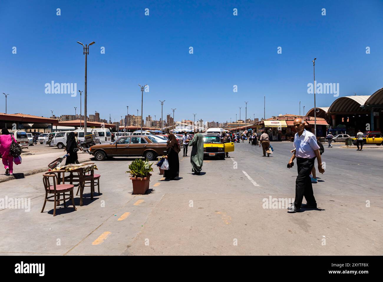 Alexandria New Bus Station, Moharam Bek, Alexandria, Ägypten, Nordafrika, Afrika Stockfoto