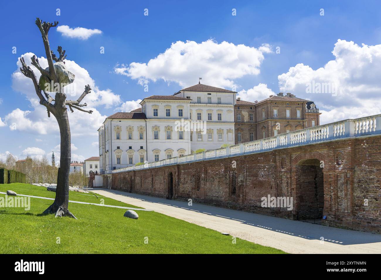 Der königliche Palast von Venaria, eine der Residenzen des Königshauses Savoyen, in die UNESCO-Liste des Weltkulturerbes aufgenommen Stockfoto